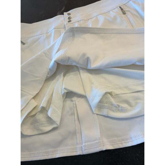 JoFit White Signature golf skort 10 - Picture 8 of 10